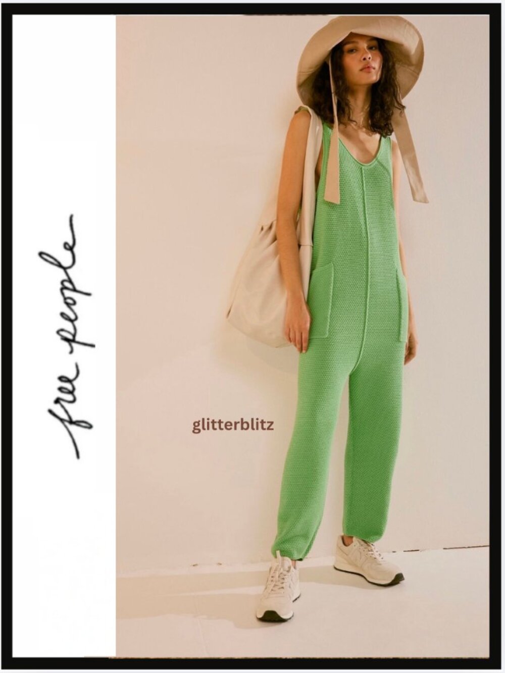 Free People Hailee Sweater Jumper - Glass Green